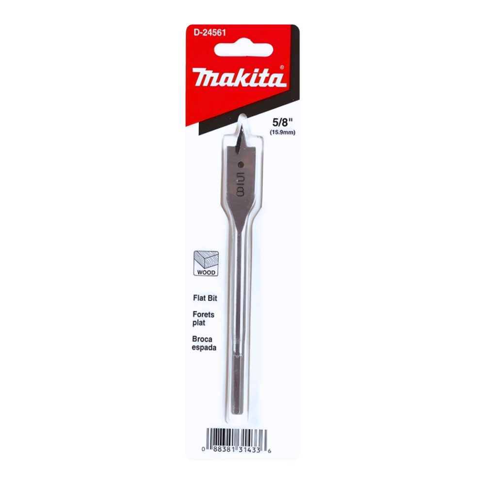 D-24561 BROCA PLANA PARA MADERA (PALETA) 5/8"x6" (15.8x152mm) - MAKITA