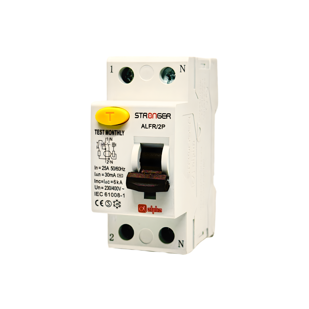 ALFR/2/25-30MA INT. DIFERENCIAL 2X25A 30mA 220V ALPHA - STRONGER
