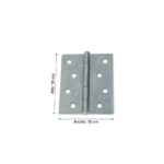 Bisagra Inoxidable Yale US32D