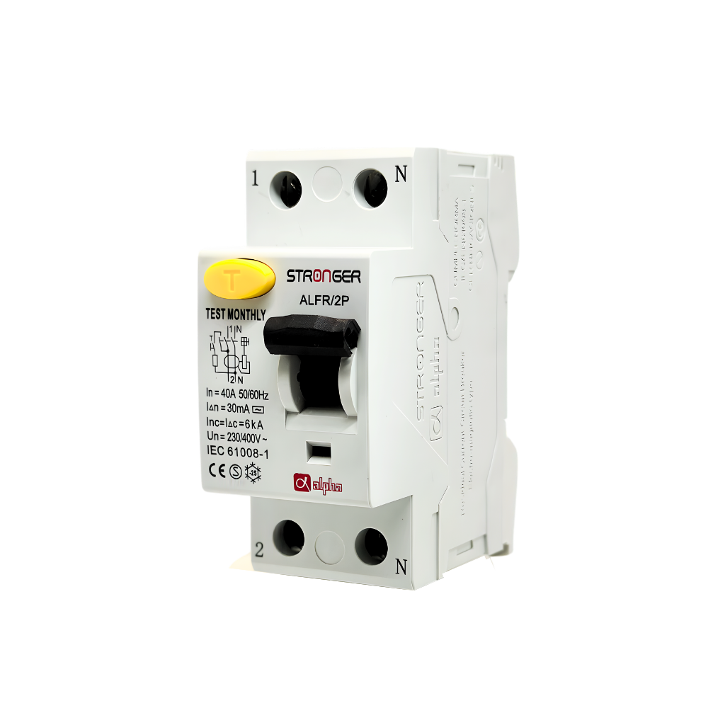 ALFR/2/40-30MA INT. DIFERENCIAL 2X40A 30mA 220V ALPHA - STRONGER