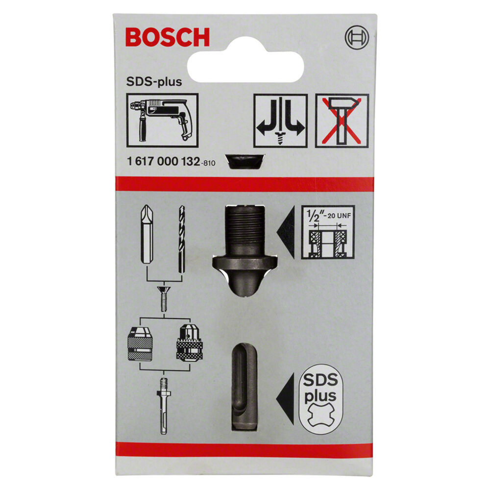 VASTAGO ADAPT SDS PLUS (MADNRIL 1/2″X20) – BOSCH - 1617.000.132-000
