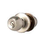 Cerradura Pomo Yale Acero Dormitorio 75mm