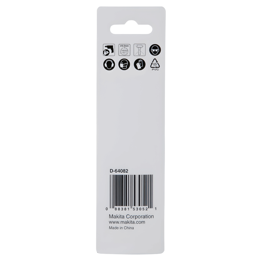 D-64082 BROCA PARA METAL HSS-TIN 5x86mm VASTAGO CILINDRICO - MAKITA