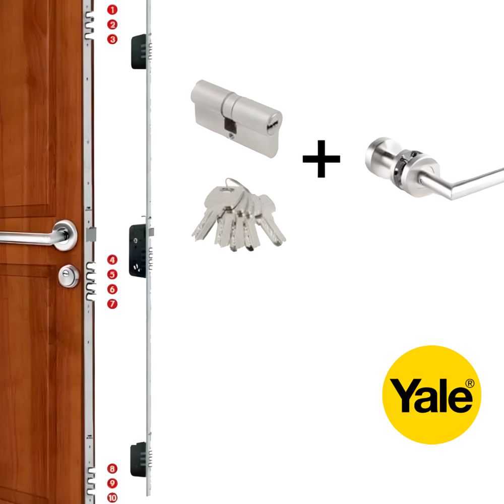 11517 KIT MILAN P. PRINC – CERR EMB 50mm 4BULON + MANIJA + CILIND 70mm MEGAC LL/LL (CAJA) – YALE