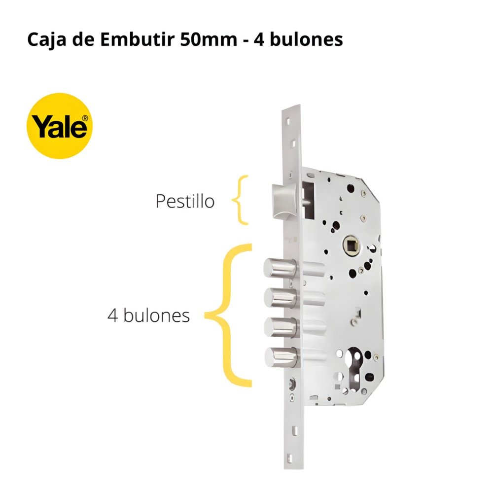 11521 KIT TURIN P. PRINC - CERR EMB 50mm 4BULON + MANIJA + CILIND 70mm MEGAC LL/LL (CAJA) - YALE