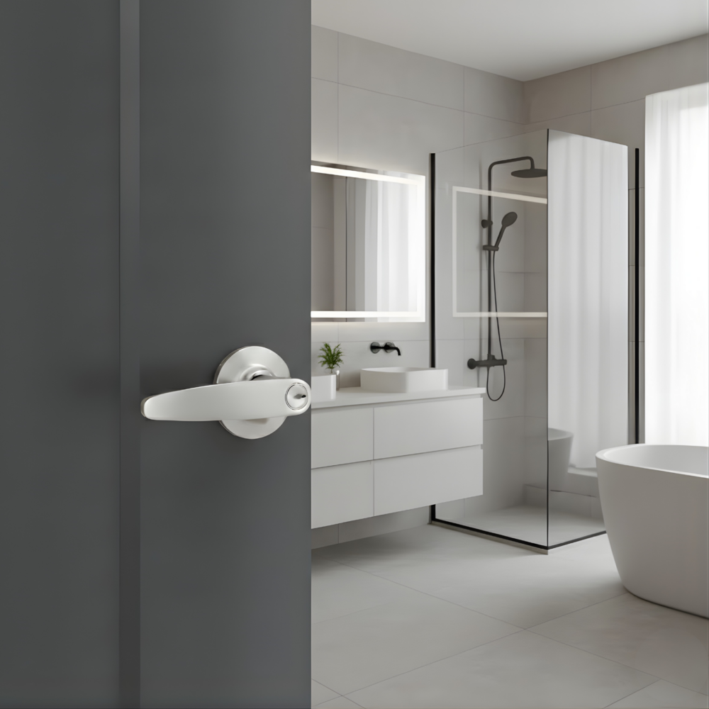 8996 MANIJA DOVER BAÑO US26D ACERO SATINADO (CAJA) - YALE