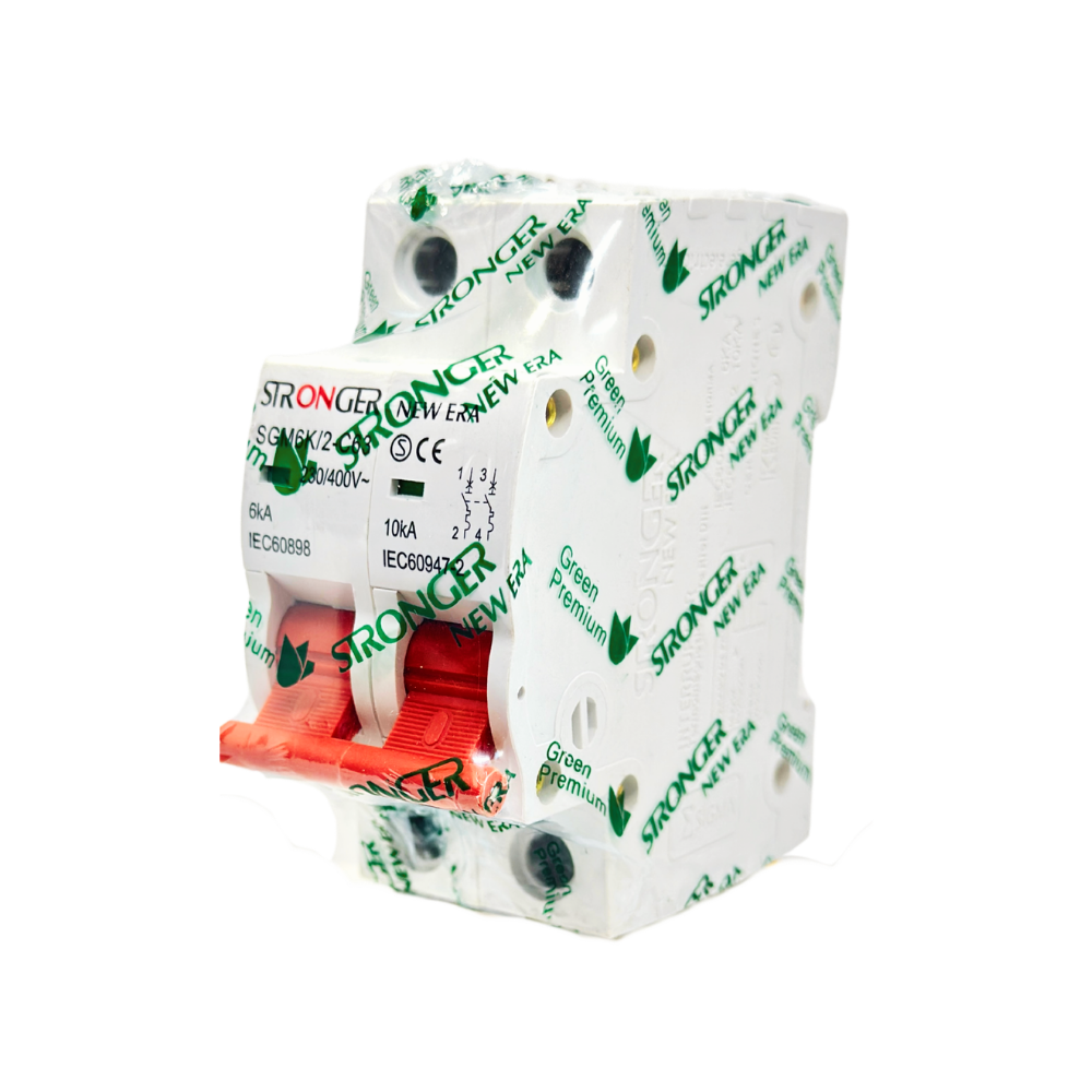 SGM6K/2-C63 INT. TERMOMAGNETICO 2X63A 10KA RIEL NEW ERA - STRONGER