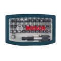 2607.017.359-000 SET DE 32PZS AZUL PUNTA EXAGONAL CON ADAPTADOR - BOSCH