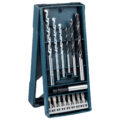2607.017.408-000 SET X-LINE 15PZS BROCAS MADERA/CONCRETO + PUNTAS - AZUL - BOSCH