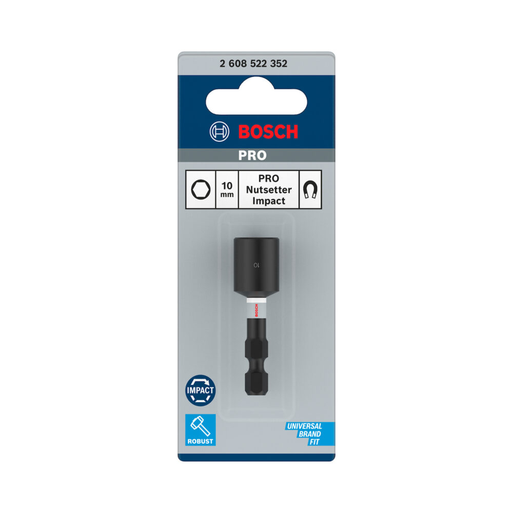 2608.522.352-000 BIT IMPACT DADO HEXAGONAL 10mm - BOSCH