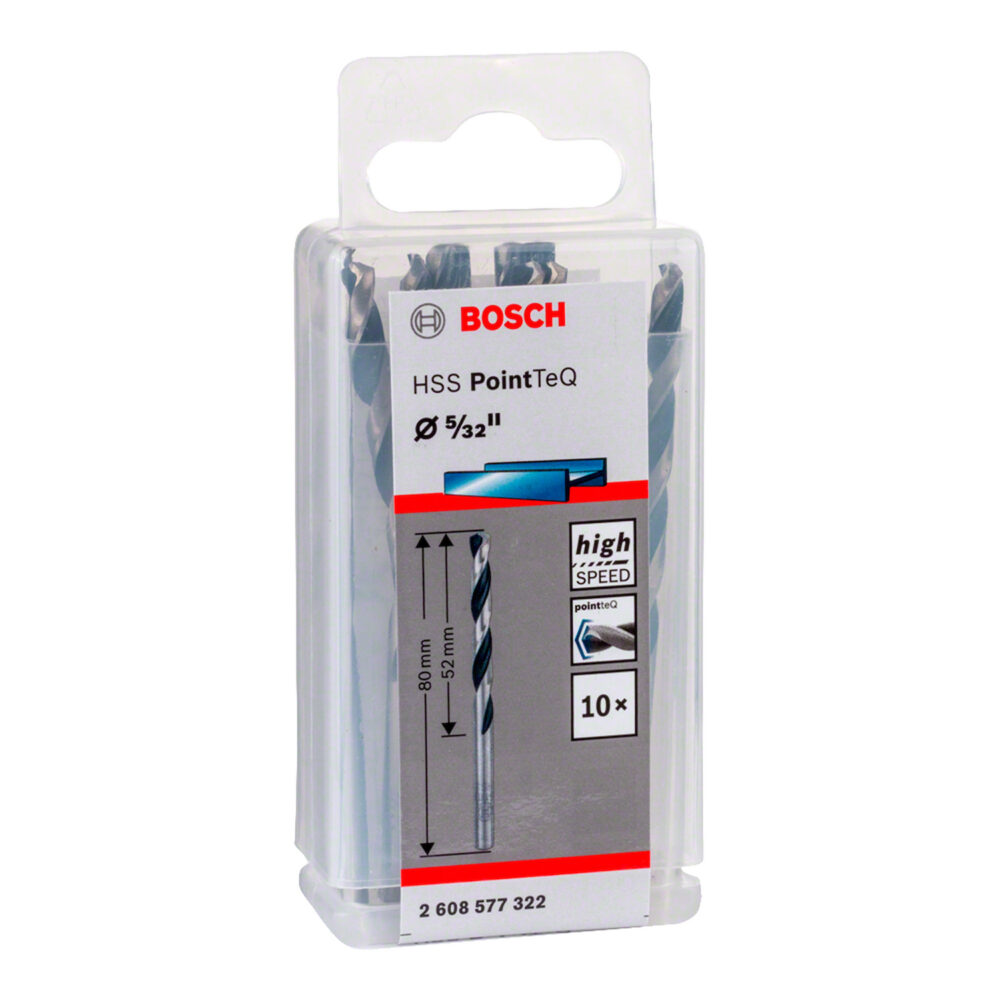 2608.577.322-000 BROCA METAL HSS POINT TEQ 5/32" Cja x 10Und - BOSCH