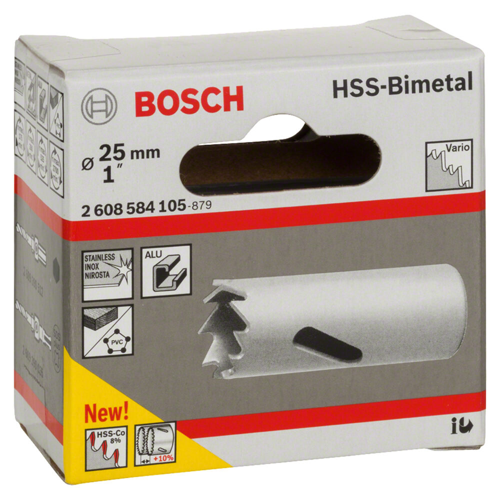 2608.584.105-000 SIERRA COPA COBALTADA 25mm - 1¨ - BOSCH