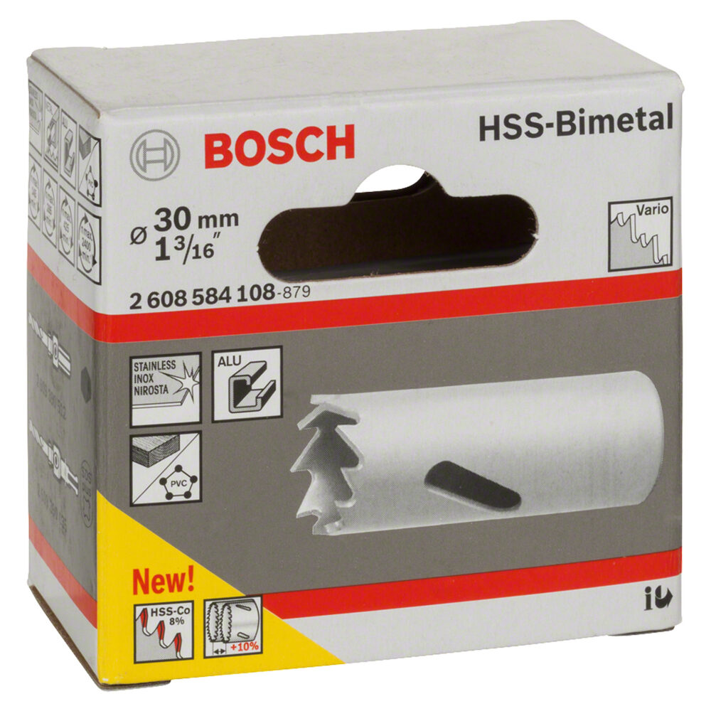 2608.584.108-000 SIERRA COPA COBALTADA 30mm - 1-3/16" - BOSCH