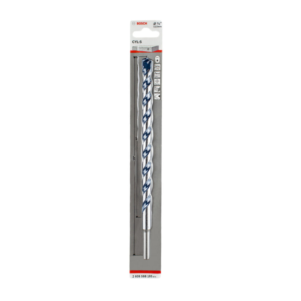 2608.588.185-000 BROCA MURO CYL-5 13.0mm 1/2"x8"x10" - BOSCH