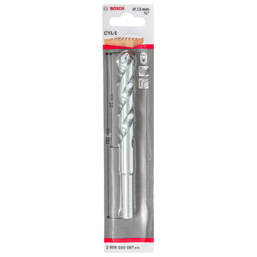 2608.590.087-000 BROCA CONCRETO IMPACT CYL-1 13.0X150mm - BOSCH