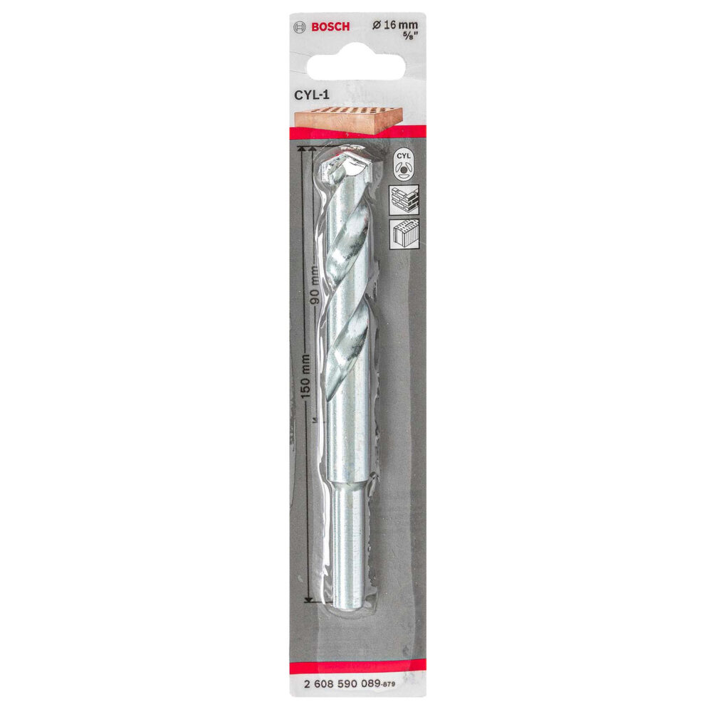 2608.590.089-000 BROCA CONCRETO IMPACT CYL-1 16.0X150mm - BOSCH