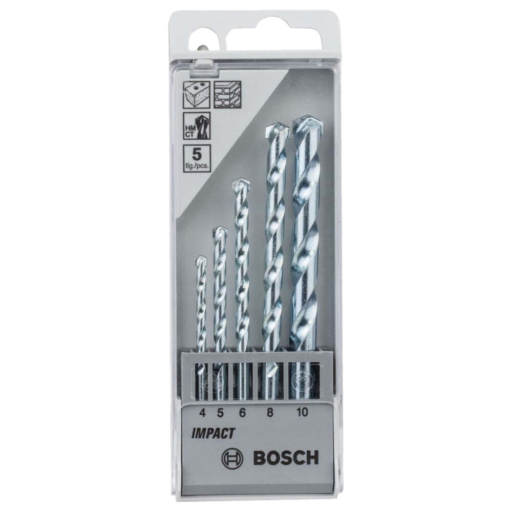 2608.590.090-000 SET 5PZAS BROCA CONCRETO IMPACT CYL-1 (4-10mm) - BOSCH