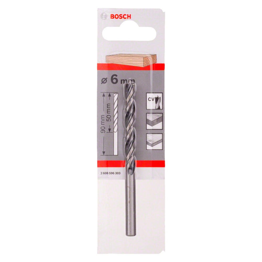 2608.596.303-000 BROCA PARA MADERA ESPIRAL 6.0x50x90mm - BOSCH