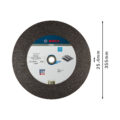 2608.600.543-000 DISCO ABRASIVO CORTE METAL EXPERT 14" (355X3.0mm) (RECTO) - BOSCH