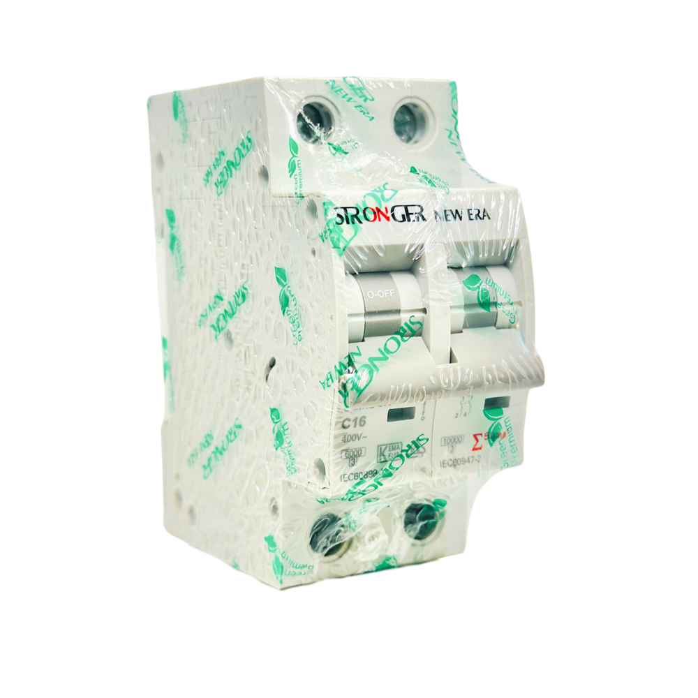SGM6K/2-C16 INT. TERMOMAGNETICO 2X16A 10KA RIEL NEW ERA - STRONGER