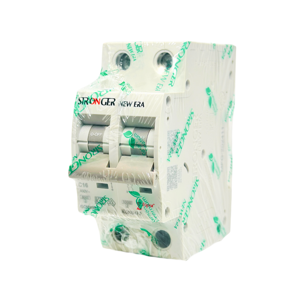 SGM6K/2-C16 INT. TERMOMAGNETICO 2X16A 10KA RIEL NEW ERA - STRONGER