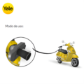 16141 CANDADO PARA MOTOCICLETA COLOR NEGRO - YALE