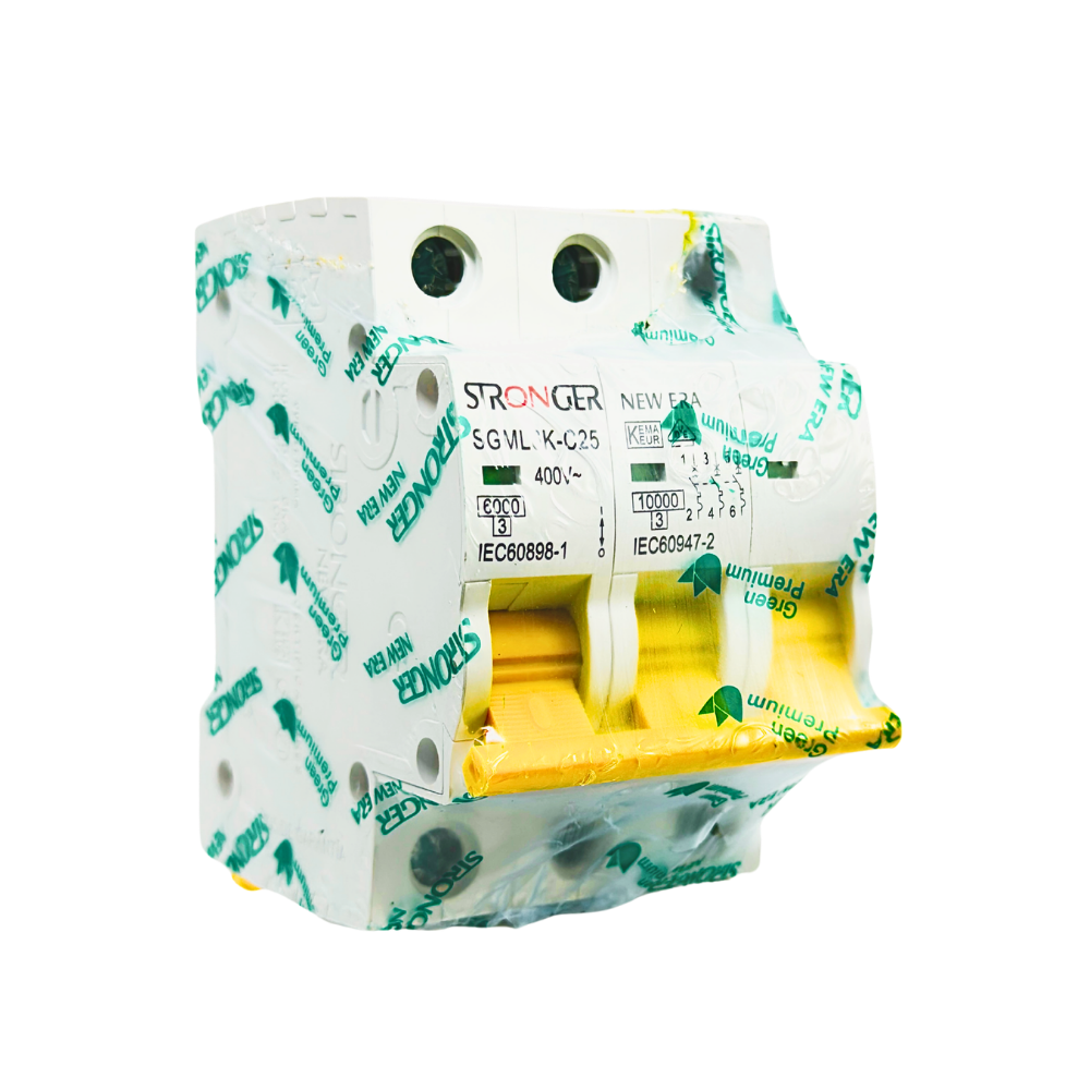 SGM6K/3-C25 INT. TERMOMAGNETICO 3X25A 10KA RIEL NEW ERA - STRONGER
