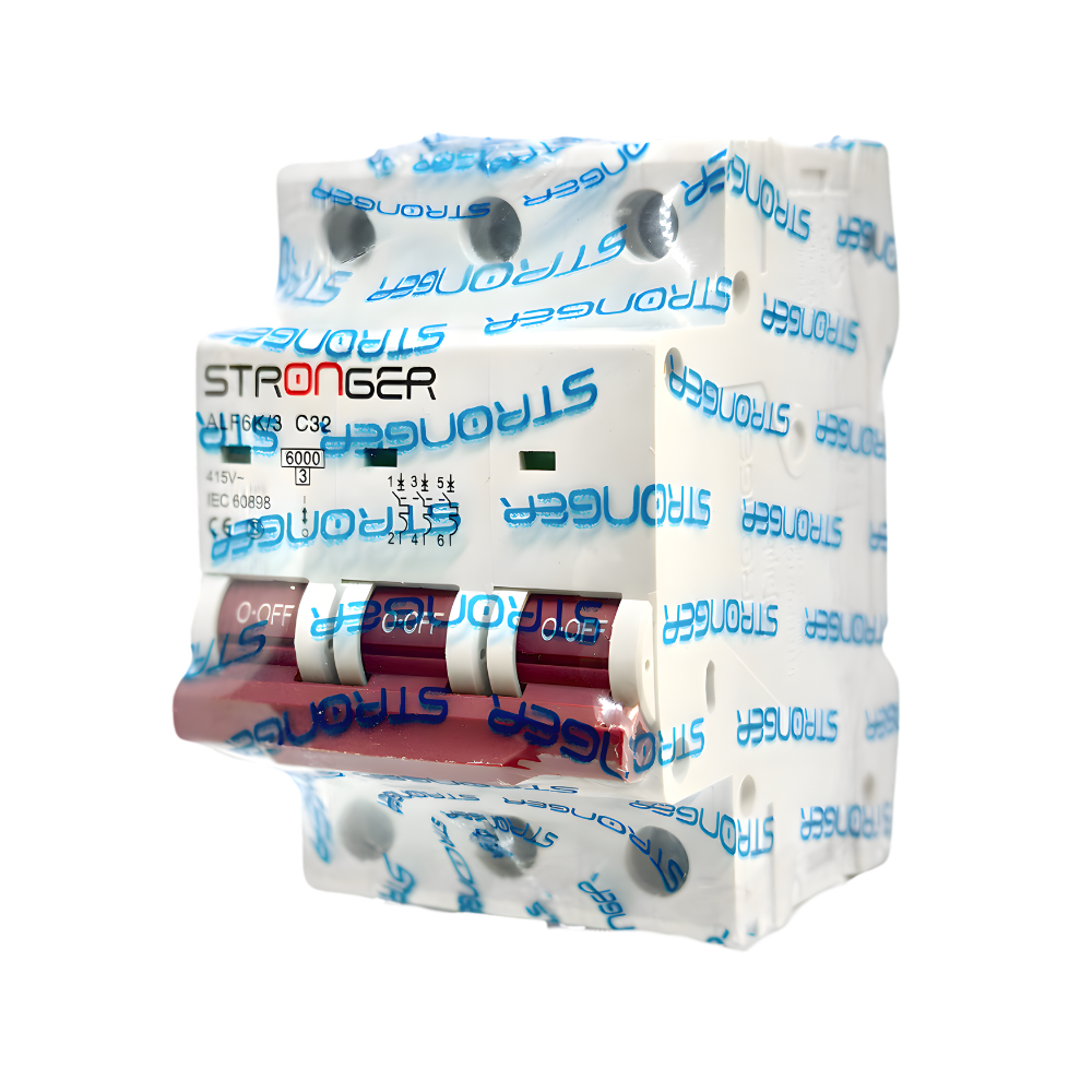 ALF6K/3C32 INT. TERMOMAGNETICO 3X32A 6KA RIEL ALPHA - STRONGER