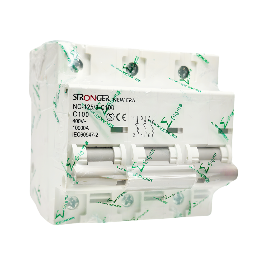 NC100H3X100 INT. TERMOMAGNETICO 3X100A 10KA RIEL NEW ERA - STRONGER