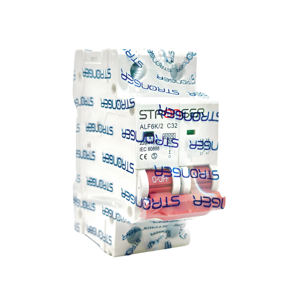 ALF6K/2C32 INT. TERMOMAGNETICO 2X32A 6KA RIEL ALPHA - STRONGER