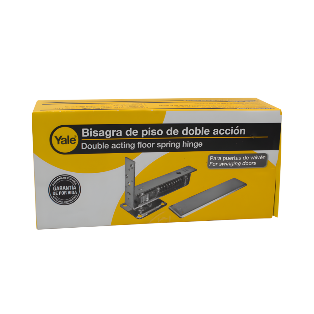 10971 BISAGRA DE PISO VAIVEN US32D ACERO SATINADO - YALE
