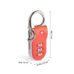 8818 CANDADO YTP2 COMBINACION TSA ROJO (BLISTER) - YALE