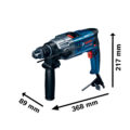 TALADRO PERCUTOR 1/2" GSB 20-2 RE 800W VV 2.6KG (CC) 220V - BOSCH - 0601.1A2.1E2-000