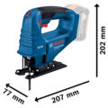 SIERRA CALADORA INALAMBRICA 18V GST 183-LI BARETOOL - BOSCH - 0601.5B7.0E0-000