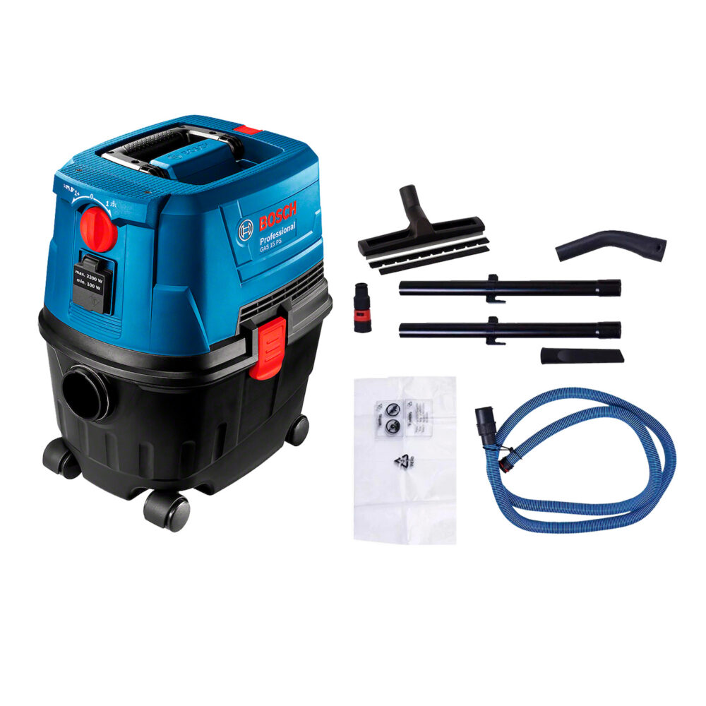 ASPIRADORA DE POLVO UNIVERSAL GAS 15 PS 1,100W 220V - BOSCH - 0601.9E5.1E0-000