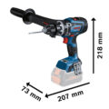 TALADRO PERCUTOR 1/2" INALAMB 18V 18V-150 C BRUSHLESS BARETOOL + LBOX - BOSCH - 0601.9J5.1E0-000