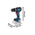 TALADRO PERCUTOR 1/2" INALAMB 18V GSB 18V-90 C BRUSHLESS BARETOOL - BOSCH - 0601.9K6.1E0-000