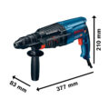 MARTILLO PERFORADOR GBH 2-26 DRE 800W 2.7J 0-4000GPM 2.8KG (SDS-PLUS) (MP) 220V - BOSCH - 0611.253.7E0-000