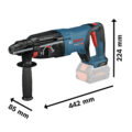 ROTOMARTILLO INALAMB SDS-PLUS 18V GBH 18V-26D BRUSHLESS BARETOOL - BOSCH - 0611.916.001-000