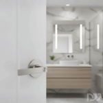 10542 MANIJA LINCOLN BAÑO US26D CROMO SATINADO (BLISTER) - YALE