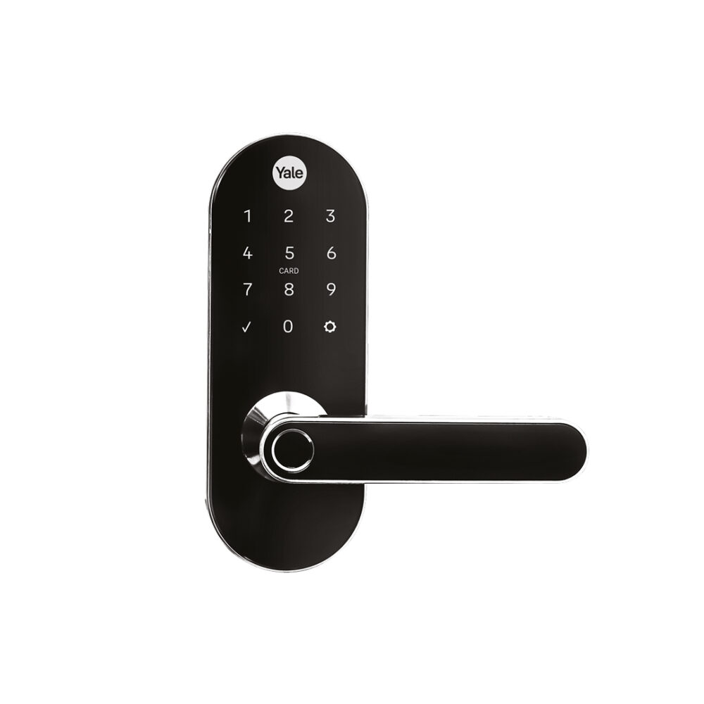 16636 YMC420 Digital Mortise Silver CERRADURA DIGITAL YMC420 BIOMETRICO/PANT TACTIL (PESTILLO Y CERROJO) (CON ZIGBEE) - YALE