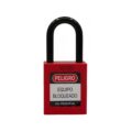 1162 CANDADO GANCHO NYLON DIÉLECTRICO ROJO B 38MM LOTO- YALE