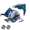 0615.A00.21E-000 SIERRA CIRCULAR 7-1/4" GKS 150 1,500W (02 DISCOS 24D) + TALAD PERCUTOR 1/2" GSB 550 (MP) - BOSCH