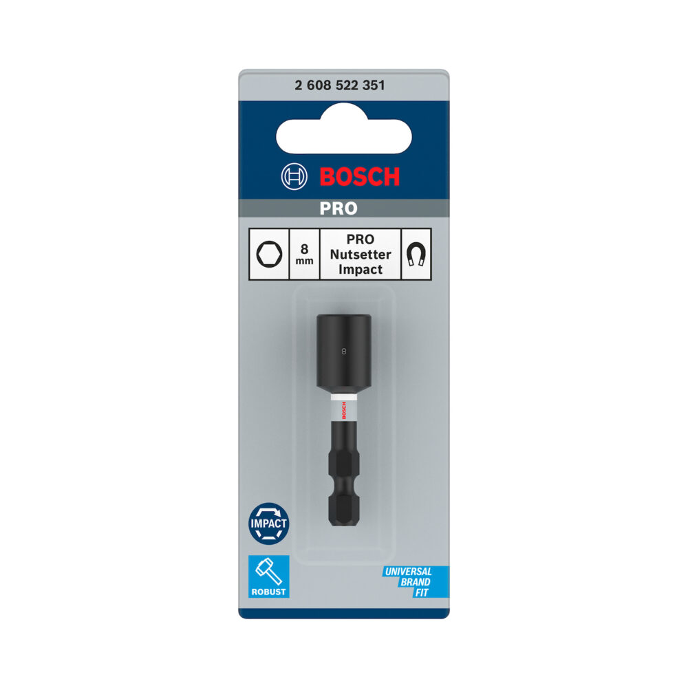 2608.522.351-000 BIT IMPACT DADO HEXAGONAL 8mm - BOSCH