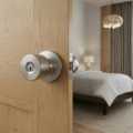 22227 CERRADURA POMO DAKOTA PLUS HABITACION US32D ACERO SATINADO ROSETA 75MM (CAJA) - YALE