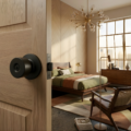 22360 CERRADURA POMO DAKOTA PLUS BAÑO US19 NEGRO ROSETA 75MM (CAJA) - YALE