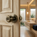 22370 CERRADURA POMO GEORGIA PLUS BAÑO US5 BRONCE ANTIGUO ROSETA 75MM (CAJA) - YALE