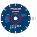 2608.901.681-000 DISCO CARBURO CORTE MULTI WHEEL 7" (180X22.23mm) - BOSCH