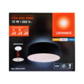 7024761 LUMINARIA DECORATIVA LED CEILING BK RING 12W 3CCT E27 100-240V - LEDVANCE