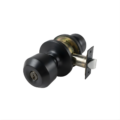 22364 CERRADURA POMO GEORGIA PLUS HABITACION US19 NEGRO ROSETA 75MM (CAJA) - YALE